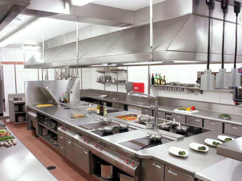 山东省实验中学餐厅厨房设备安装案例